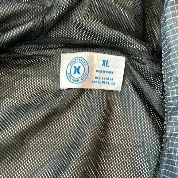❤️2/$50❤️Men's Hurley 90s Jack Windbreaker Jacket Blue - Picture 8 of 9
